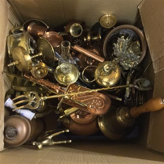 Collection of brass & copper